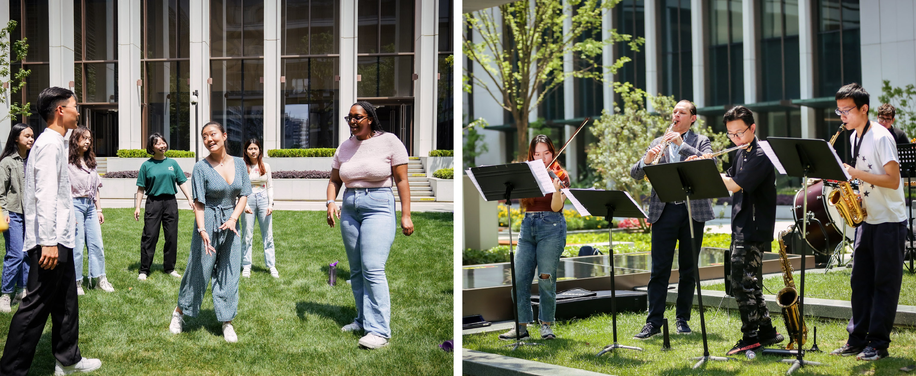 courtyard music