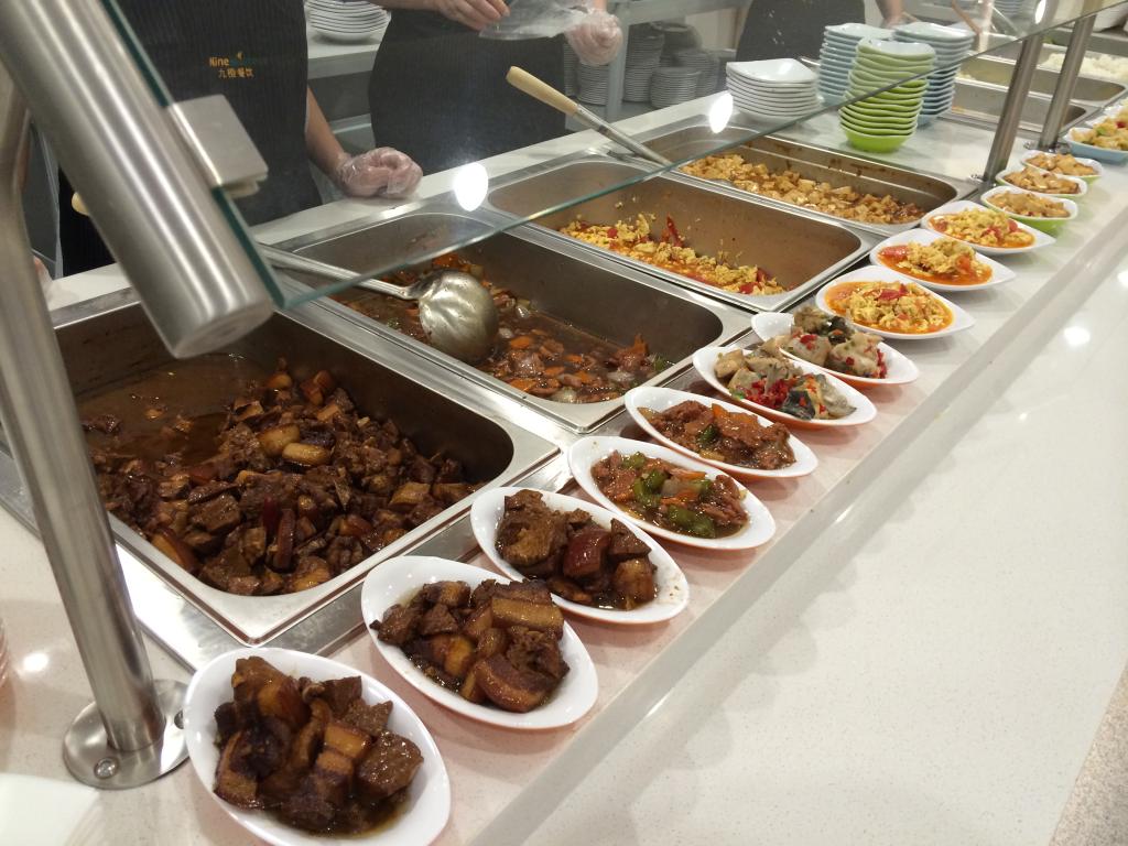 The brand new cafeteria was opened on August 14. (Photo by Kevin Wang)