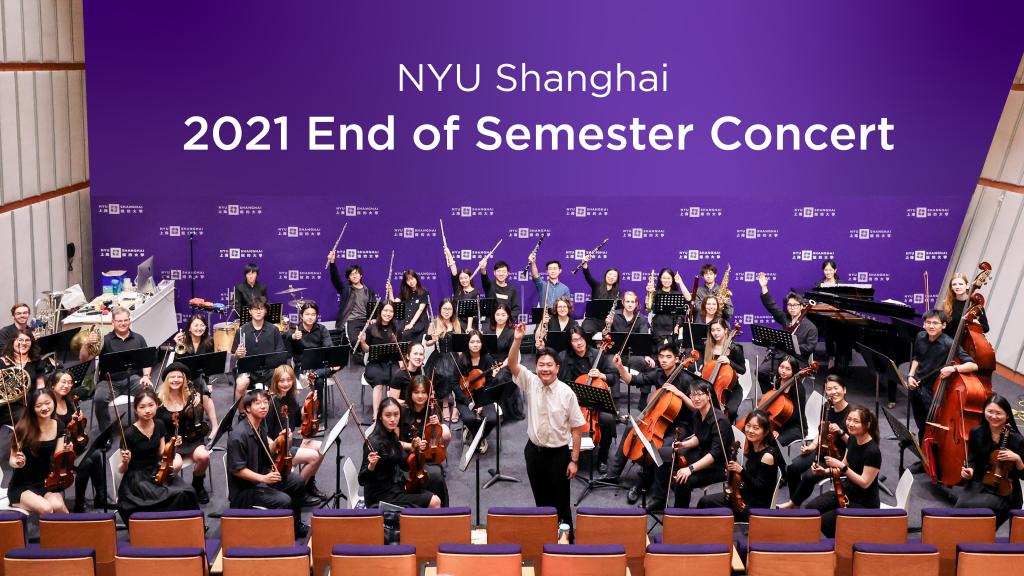 NYU Shanghai’s halls have been filled with music this month as campus music groups shared with enthusiastic audiences the music they’ve been working on this Spring. The month of performances culminated with the traditional end of semester concert, with selections from the Chamber Orchestra, two a cappella choirs, the Chorale, and the NYU Shanghai Jazz Ensemble. View full video of the entire concert at https://www.youtube.com/watch?v=qKEZhugbO-Q