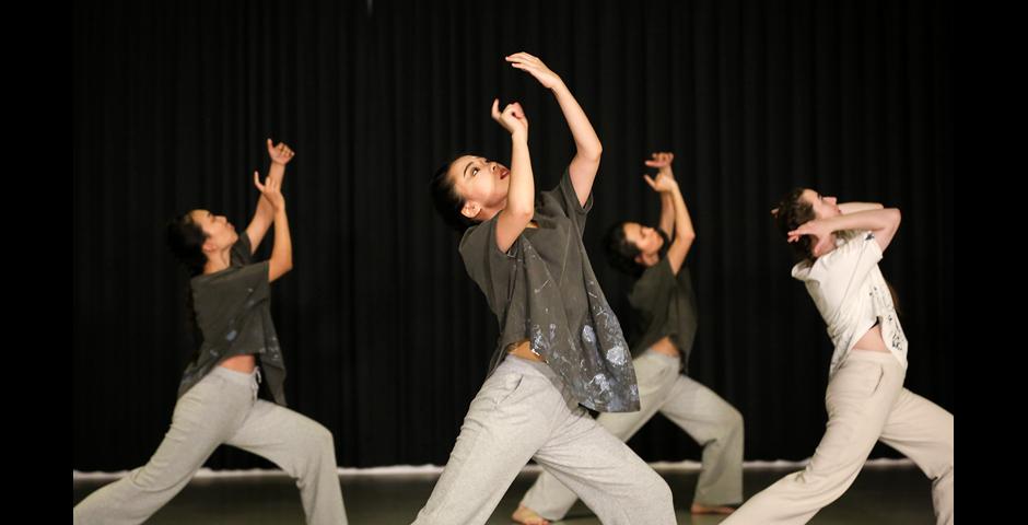 Inspired by their experiences during lockdown earlier this year, Assistant Arts Professor of Dance Zhao Yuting and students from the Contemporary Dance class included their daily routines and emotions in the work Bedroom Requiem. “I encouraged the students to seek within themselves for natural and authentic expressions instead of ‘performing’ a role to show off techniques or entertain others,” Zhao said. “This idea is core to this class and to their creative process. ”