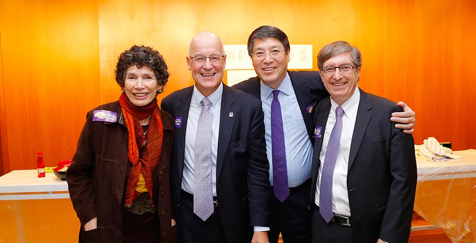 NYU’s President-Designate, Andrew Hamilton, visited NYU Shanghai as part of a sequence of visits to meet his new colleagues on November 18 and 19 (Photo by: NYU Shanghai)