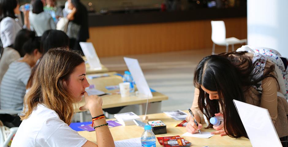 Internship Fair on October 23, 2015. (Photo by: Xinyi Xu)