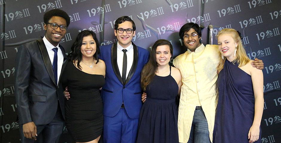 Students enjoy an evening of dancing, food, and fun at Shanghai 1933 in celebration of NYU Shanghai's first-ever spirit week, Viva La Violet. April 24, 2015. (Photo by Kevin Pham)