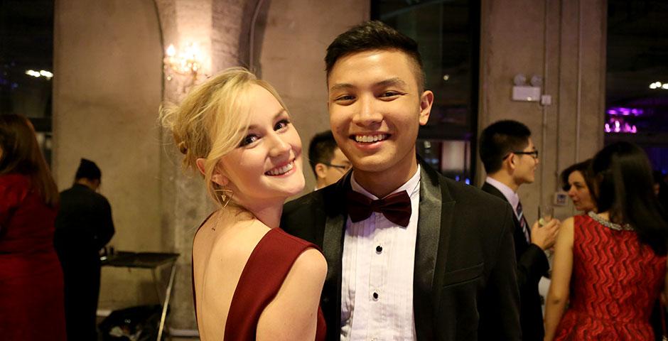 Students enjoy an evening of dancing, food, and fun at Shanghai 1933 in celebration of NYU Shanghai's first-ever spirit week, Viva La Violet. April 24, 2015. (Photo by Kevin Pham)