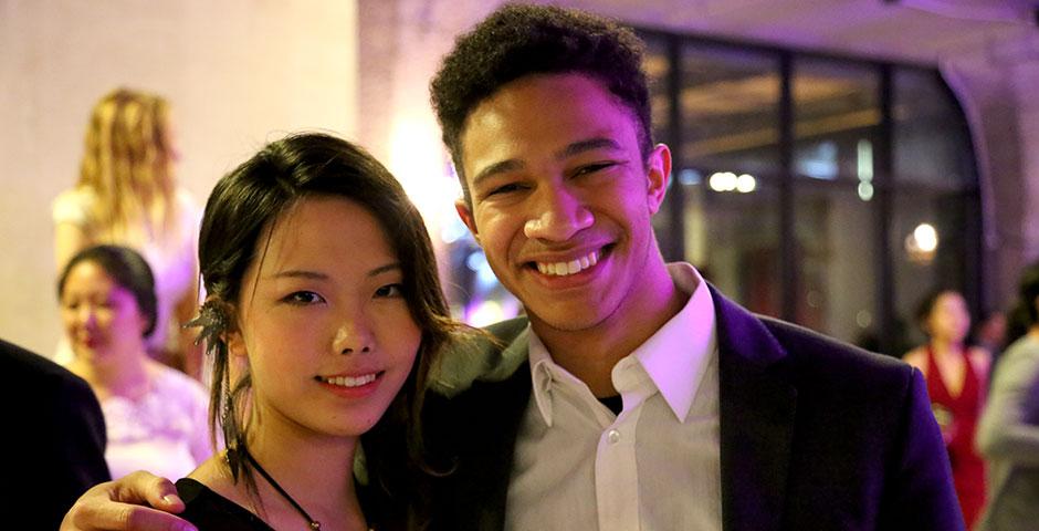 Students enjoy an evening of dancing, food, and fun at Shanghai 1933 in celebration of NYU Shanghai's first-ever spirit week, Viva La Violet. April 24, 2015. (Photo by Kevin Pham)