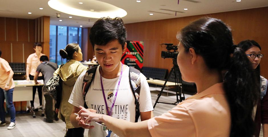 Sino-US Youth Dialogue Radio Show @ NYU Shanghai on Sept. 16, 2015. (Photo by Sunyi Wang)