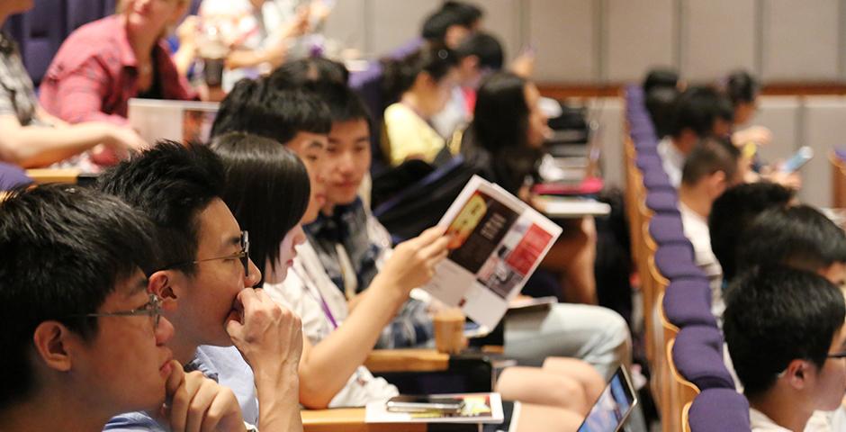 Sino-US Youth Dialogue Radio Show @ NYU Shanghai on Sept. 16, 2015. (Photo by Sunyi Wang)