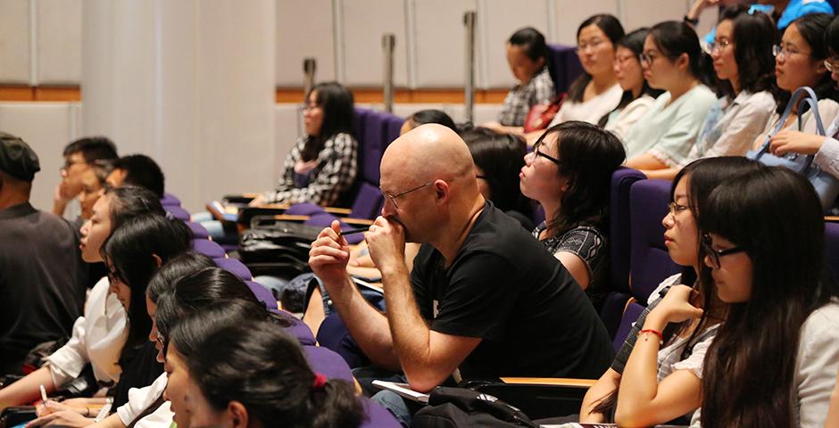 Sino-US Youth Dialogue Radio Show @ NYU Shanghai on Sept. 16, 2015. (Photo by Sunyi Wang)