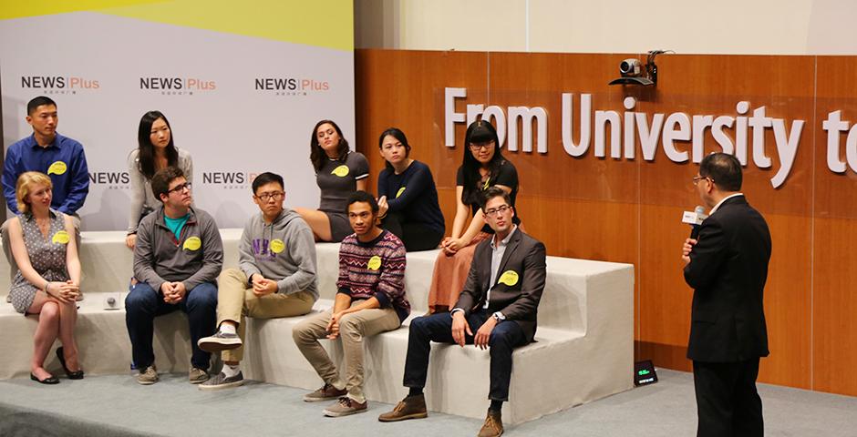 Sino-US Youth Dialogue Radio Show @ NYU Shanghai on Sept. 16, 2015. (Photo by Sunyi Wang)