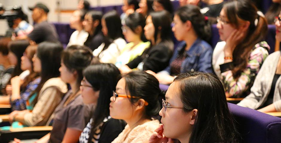 Sino-US Youth Dialogue Radio Show @ NYU Shanghai on Sept. 16, 2015. (Photo by Sunyi Wang)