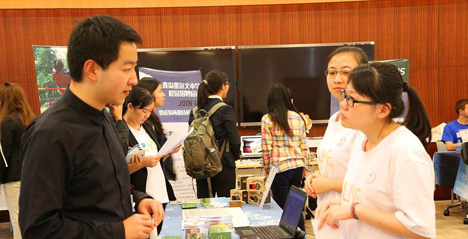 Internship Fair on October 16, 2015. (Photo by: Mei Wu)