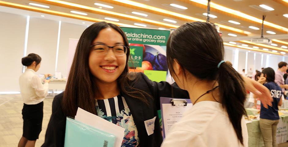 Internship Fair on October 16, 2015. (Photo by: Mei Wu)