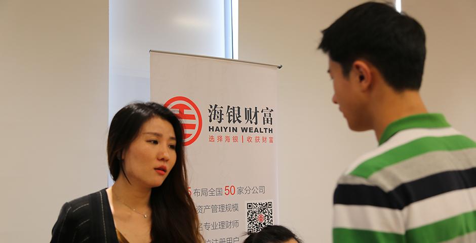 Internship Fair on October 16, 2015. (Photo by: Mei Wu)