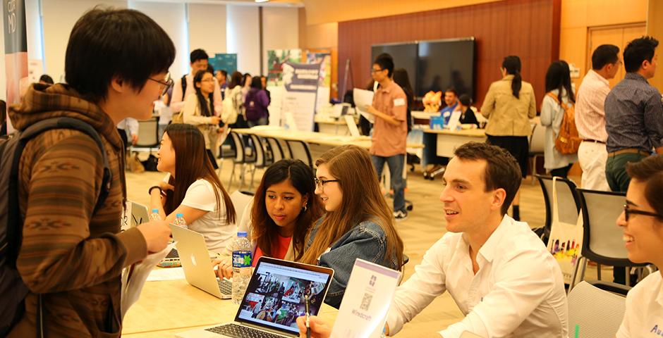 Internship Fair on October 16, 2015. (Photo by: Mei Wu)