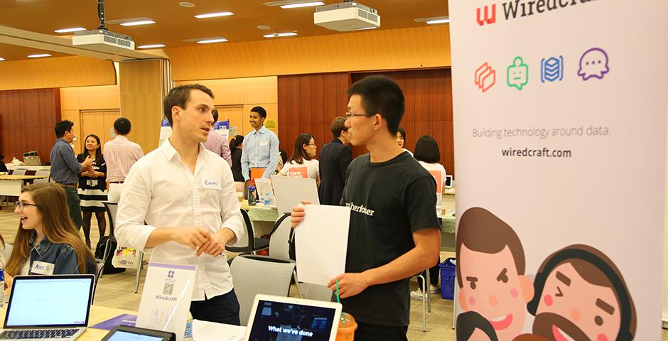 Internship Fair on October 16, 2015. (Photo by: Mei Wu)