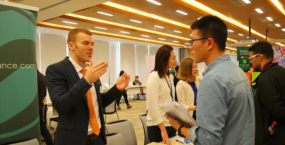 Internship Fair on October 16, 2015. (Photo by: Mei Wu)