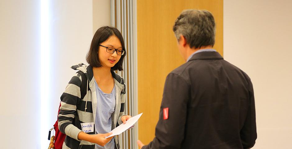 Internship Fair on October 16, 2015. (Photo by: Mei Wu)