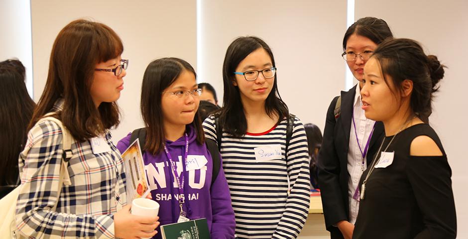 Internship Fair on October 16, 2015. (Photo by: Mei Wu)