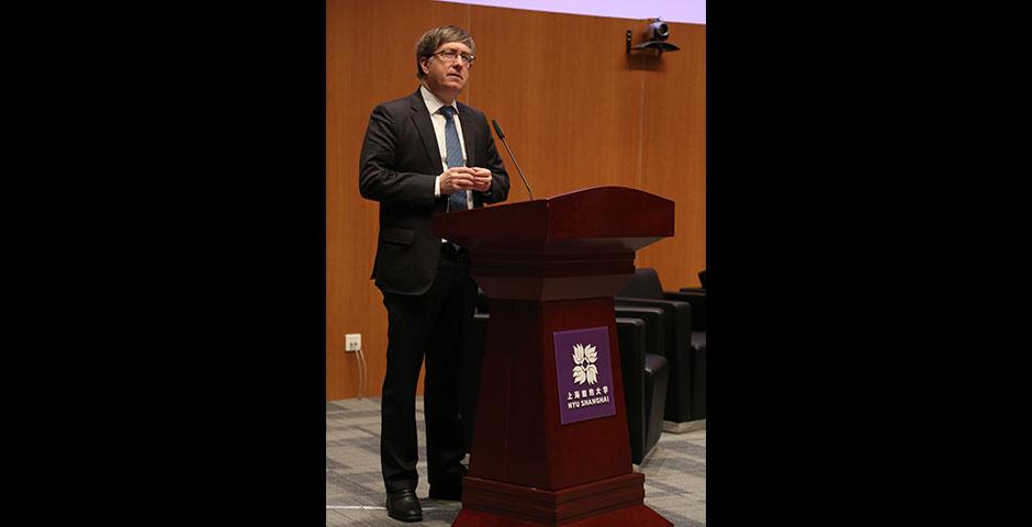 The Volatility Institute at NYU Shanghai (VINS) opens. November 27, 2014. (Photo by Dylan J Crow)