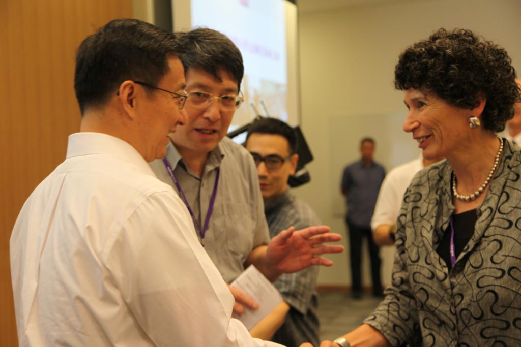 Han Zheng (韩正), Party Chief of Shanghai, Visited NYU Shanghai on September 1, 2014