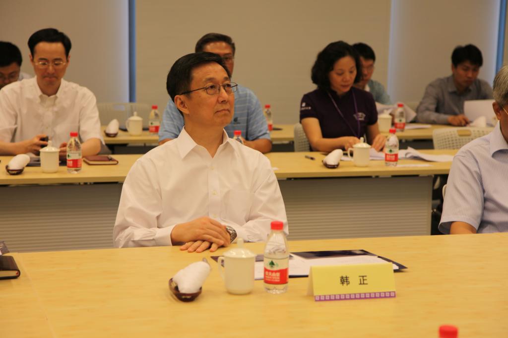 Han Zheng (韩正), Party Chief of Shanghai, Visited NYU Shanghai on September 1, 2014