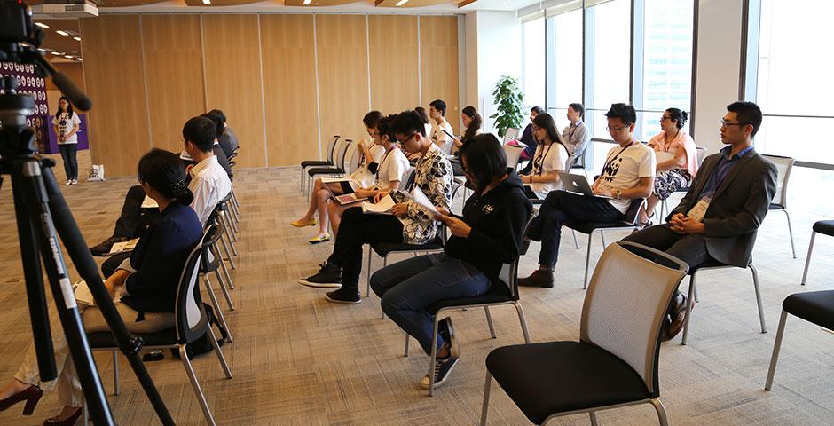 NYU Shanghai and WWF China host the first-ever Yangtze River Economic Belt (YREB) water stewardship forum. May 16, 2015. (Photo by Tiange Ye, Mutong Tian, & Yuze Jiang)