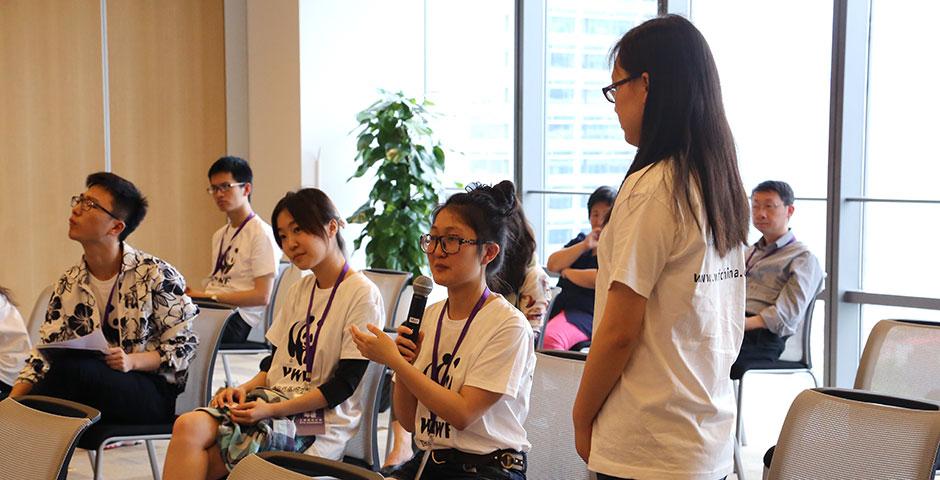 NYU Shanghai and WWF China host the first-ever Yangtze River Economic Belt (YREB) water stewardship forum. May 16, 2015. (Photo by Tiange Ye, Mutong Tian, & Yuze Jiang)