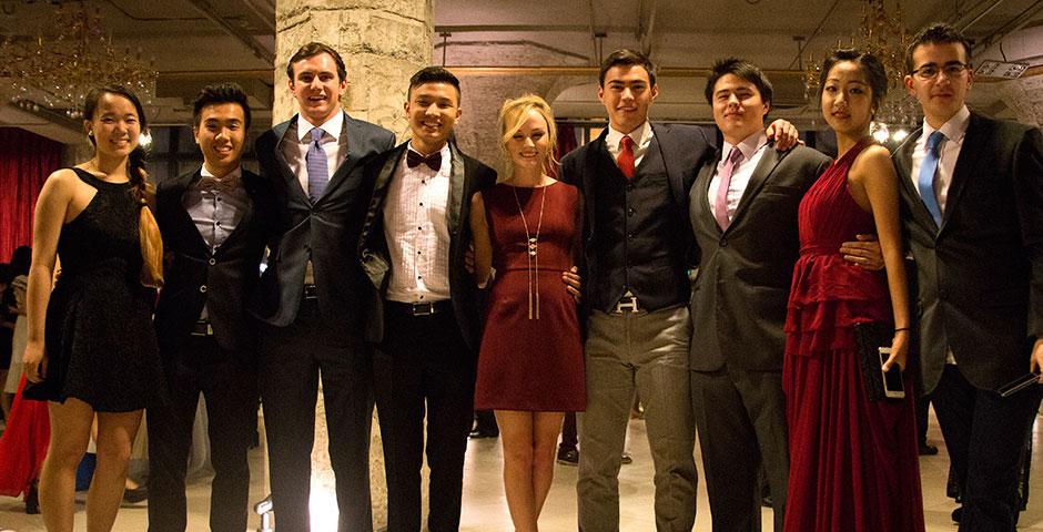 Students enjoy an evening of dancing, food, and fun at Shanghai 1933 in celebration of NYU Shanghai's first-ever spirit week, Viva La Violet. April 24, 2015. (Photo by Daniel Cuesta)