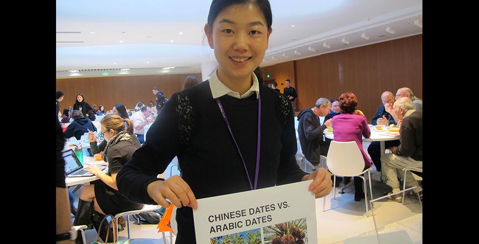 Chinese Fruit Tasting, an opportunity to learn about their nature and function in Chinese medicine on November 2nd, 2015. (Photo by NYU Shanghai)