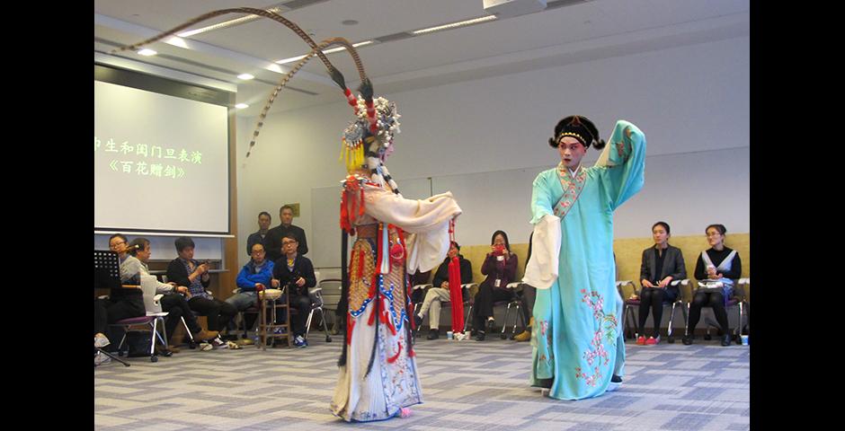 An amazing glimpse into Chinese Kunqu Opera on November 4, 2015. (Photo by: NYU Shanghai)