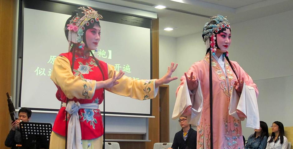 An amazing glimpse into Chinese Kunqu Opera on November 4, 2015. (Photo by: NYU Shanghai)