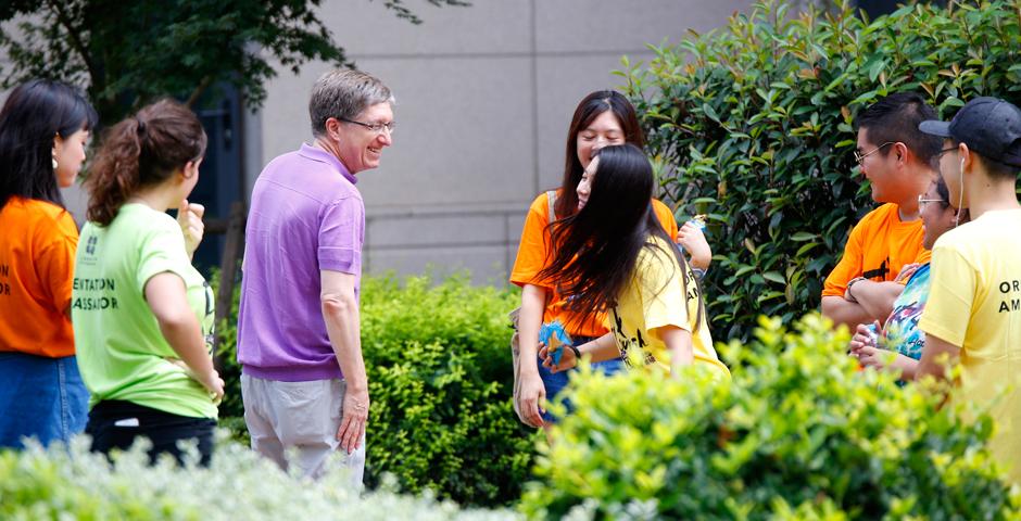 Students from 39 countries moved into their dorms today, marking the start of their NYU Shanghai journey.  Welcome to your new home, Class of 2020!  (Photo by: NYU Shanghai)