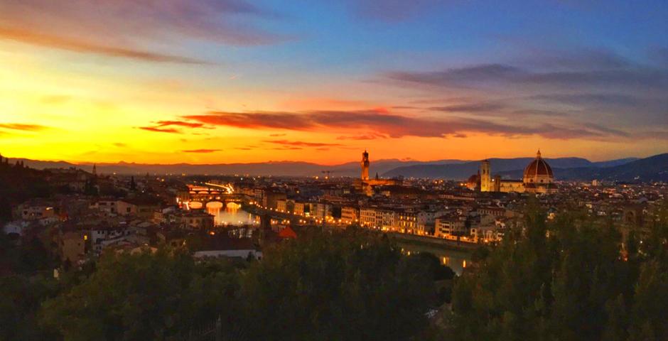 Florence By Megan Hou (Florence)  Sunset from Piazzale Michelangelo.