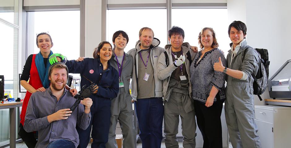 The Assistive Technology Workshop, held March 12 and 13, highlighted devices that can provide those with special needs additional convenience for a variety of tasks and featured a number of industry specialists, as well as the greater NYU Shanghai community. (Photo by: NYU Shanghai)