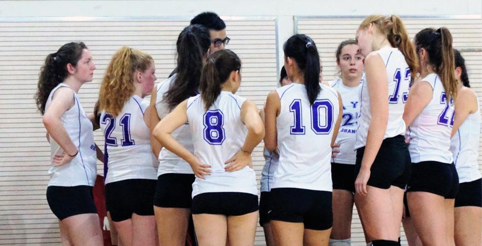 The NYUSH Women's Volleyball team took to court against ENCU, losing out to the partner school on October 20. (Photos by: Nacole Abram)