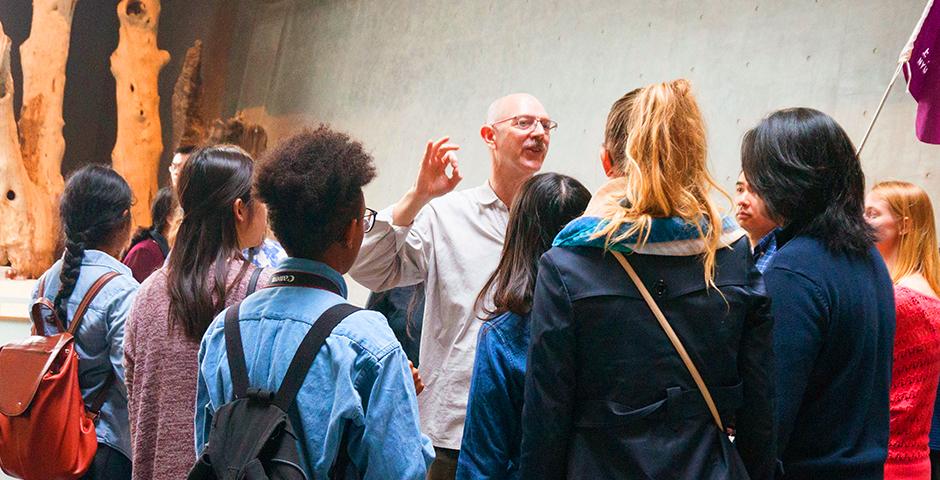 Foundation of Science students explored the Shanghai Natural History Museum, on a visit led by Professor David Fitch on May 17, and, earlier in the month, presented their Crystal Project work with instructors Lu Zhang, Wenshu Li and Lin Jin. (Photos by: NYU Shanghai)