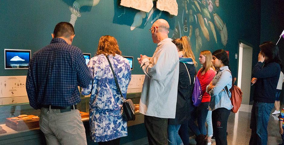 Foundation of Science students explored the Shanghai Natural History Museum, on a visit led by Professor David Fitch on May 17, and, earlier in the month, presented their Crystal Project work with instructors Lu Zhang, Wenshu Li and Lin Jin. (Photos by: NYU Shanghai)