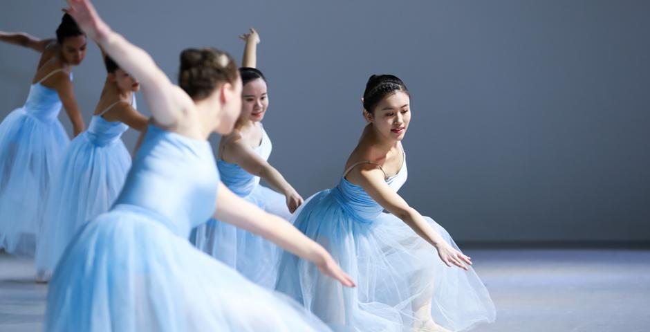 The Fall Dance Concert from Aly Rose and Siye Tao's classes UNLIKE ME was held in Room 808 on December 10 where the Contemporary Dance class, Ballet Dance class, Chinese Minority Dance class, and the Abu Dhabi Body Voice Representatives performed a wide selection of pieces. (Photo by: NYU Shanghai)