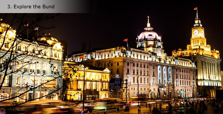 Stroll along the waterfront and watch the moon rise over the Huangpu River or grab a seat on one of the terraces overlooking it.  Alternatively, hop on a boat and sail off into the moonlight!